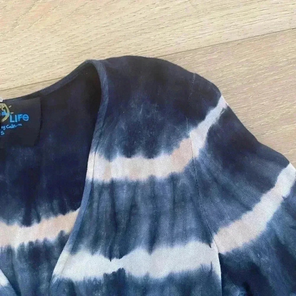 Blue life tie dyed romper xs blue - Picture 3 of 5